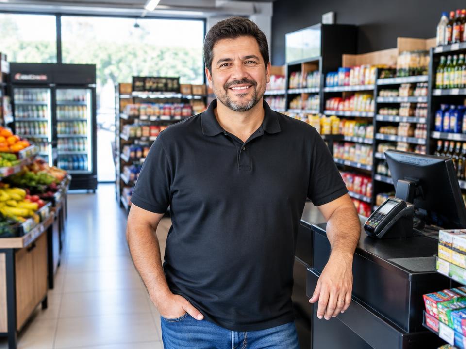 Rafael Mendes em sua loja
